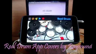 BLACKPINK - Ice Cream ft. Selena Gomez(Real Drum App Covers by Raymund)