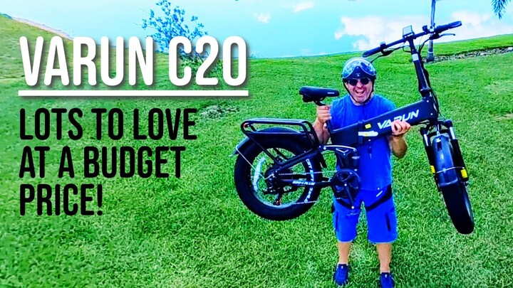 VARUN C20-1 Foldable Wide Tire Electric Bike - Excellent Value and Ride!