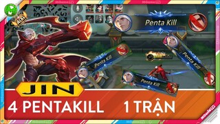 AOG | Jin Ping 999 lên đồng ăn 4 Pentakill trong cùng một trận đấu