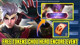 Hero Chou "Thunderfist" Encore with FREE TOKENS REVEALED DATE | Free Tokens | MLBB