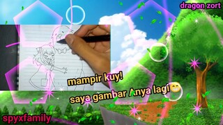 🌸gambar Anya😍, [speed drawing]🌸