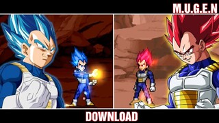 Vegeta SSJ God VS Vegeta SSJ Blue - Mugen Dragon Ball Super