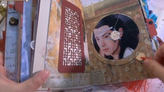I recently made a junk journal with a Chen Qing Ling theme. I made some small mechanisms and added s