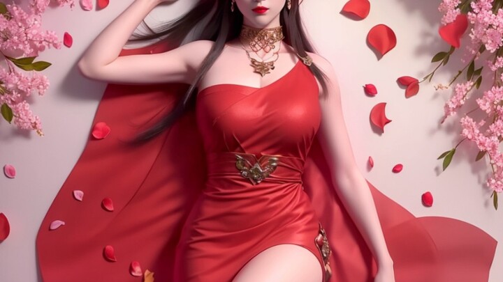 Medusa red dress version, the main plot is less, you can only satisfy yourself