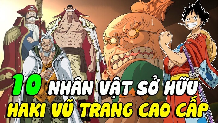 Top 10 những nhân vật sở hữu Haki Vũ Trang Cao Cấp mạnh nhất trong One Piece | Anime Ninki