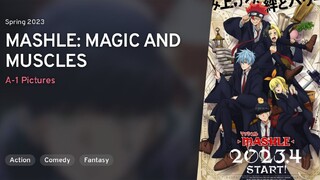 Announcement| MASHLE: Magic and MUSCLES