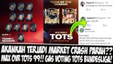 AKANKAH MARKET CRASH??!! MAX OVR TOTS 99, EXCHANGE TOTS & VOTING TOTS BUNDESLIGA EASPORT FC MOBILE