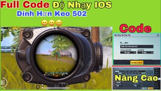 PUBG Mobile | Full Code Độ Nhạy IOS Dính Hơn 502 Của | NhâmHNTV