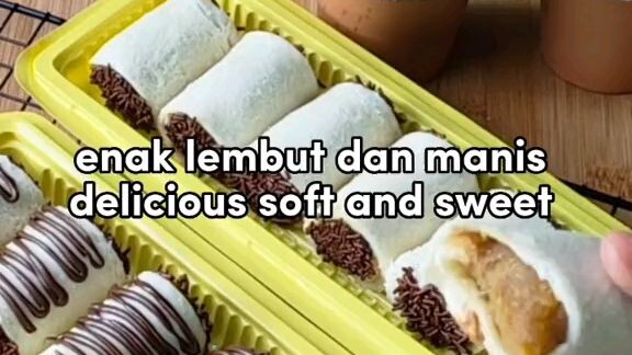 Banana Roll Enak Lembut dan Manis