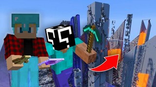 Getting a Big YouTuber out of 2b2t's Spawn... (im sorry)