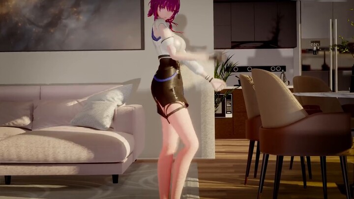 Mommy's big meaty legs❗Stamina overdrawn after the flame gun charge🥵 [Star Dome Railway MMD]