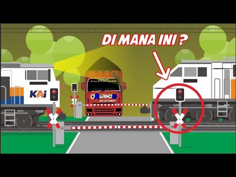 Kereta Api dan Truk Masse.. Terdampar di mana ini masse??