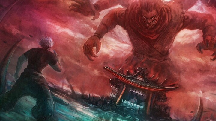 [Painted on board] Jujutsu Kaisen - Field expansion "Demon Subduing Chef"