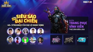 [Garena Free Fire] Siêu Sao Đại Chiến Cùng 40+ Streamer Của Đại Lộ Danh Vọng | Lưu Trung TV