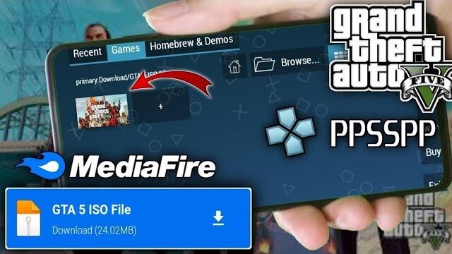 GTA 5 on Ppsspp - The Best Mobile Version of the Game