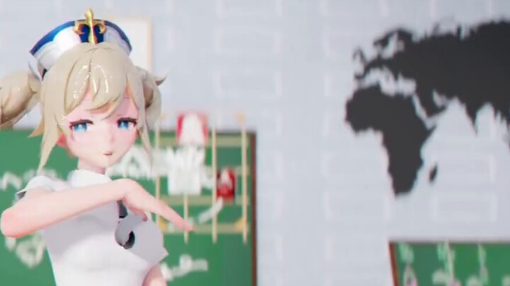 [MMD.3D]Genshin Impact: Tarian di Kelas