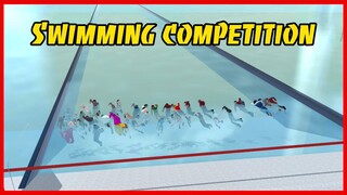 Swimming Competition Between NPCs || SAKURA School Simulator