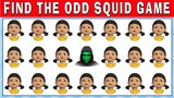 Odd Ones Out Squid Game and Among Us | Fun Quizzes 31 | Masked Man in Squid Game Odd One Out puzzle