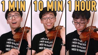 [Funny Video] Violin- Quick Learning Challenge!