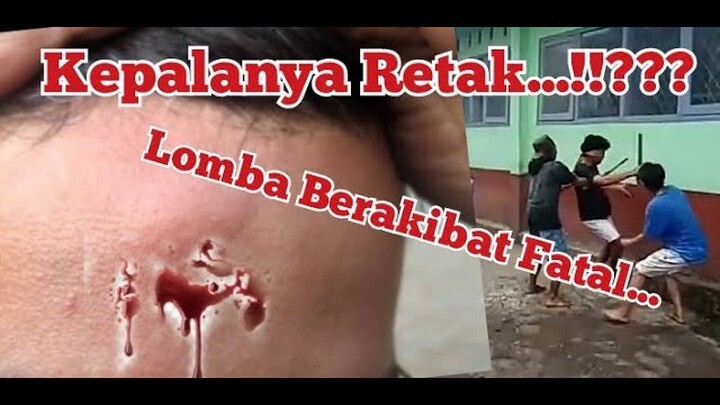LOMBA PECAH KENDI, LOMBA BALAP KARUNG PAKAI HELM, LOMBA KARET WAJAH