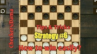 Checkers/Dama - New strategy to win