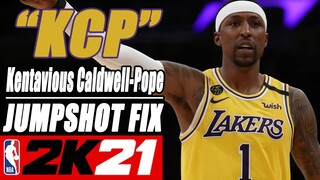 Kentavious Caldwell Pope Jumpshot Fix NBA2K21 with Side by Side Comparison