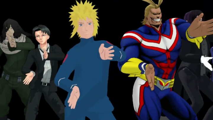 【MMD】 Momoland Bham  Satoru gojo,shota aizawa,levi ackerman,kakashi hatake,Sebastian Micaelis, might