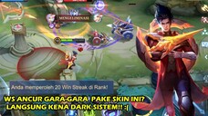 SKIN NATAN KUTUKAN BIKIN WINSTREAK 20 GUA PECAH!! TOP GLOBAL NATAN | MLBB