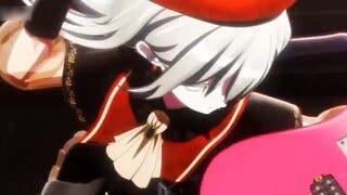Wakaba Mutsu 🎸 ayunkan gitar dengan leher selama 30 detik 🥒
