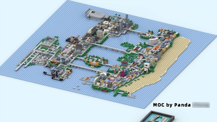 Chúa đã khôi phục MOC/Một người chơi vĩ đại đã sử dụng gạch LEGO để khôi phục Bộ ba Vice City SA Lib