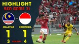 ⚽️ HIGHLIGHT | U23 MALAYSIA - U23 INDONESIA | ĐỊNH ĐOẠT TRÊN CHẤM PENALTY | INDO DÀNH HCĐ SEAGAME 31