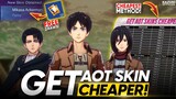 HOW TO GET YOUR ATTACK ON TITANS SKINS CHEAPEST WAY POSSIBLE