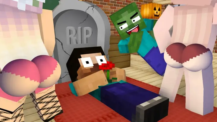 Monster School : RIP POOR BABY HEROBRINE - Minecraft Animation