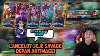 LANCELOT JEJE SAVAGE DEPAN ANTIMAGE LAGI MABAR DIBILANG KELAS! - Mobile Legends