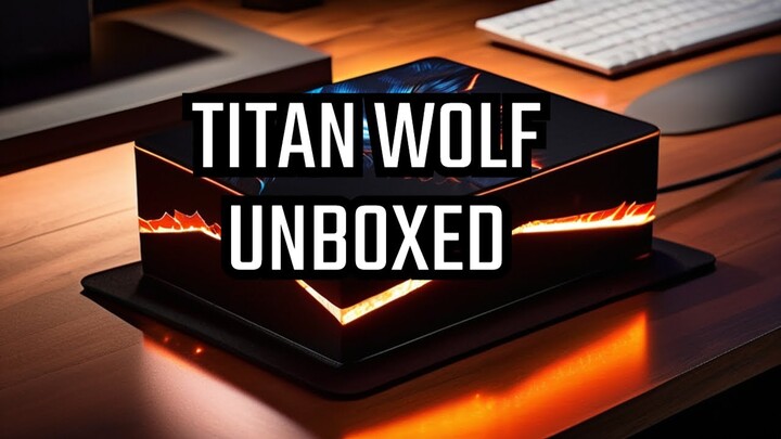Unboxing the Titan Wolf Lava Lightning Mouse Pad