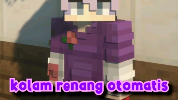 Cara Membuat Kolam Renang Otomatis Yang Gampang Di Minecraft