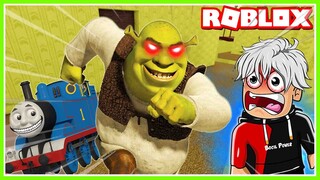 SETELAH PUAS KEJAR BOCIL SEKARANG SHREK BERUBAH JADI BADGE BACKROOM!!! ROBLOX MIKOCIL