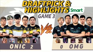 OMG vs ONIC Game 3 | (FILIPINO) MPL-PH S8 Playoffs Day 3