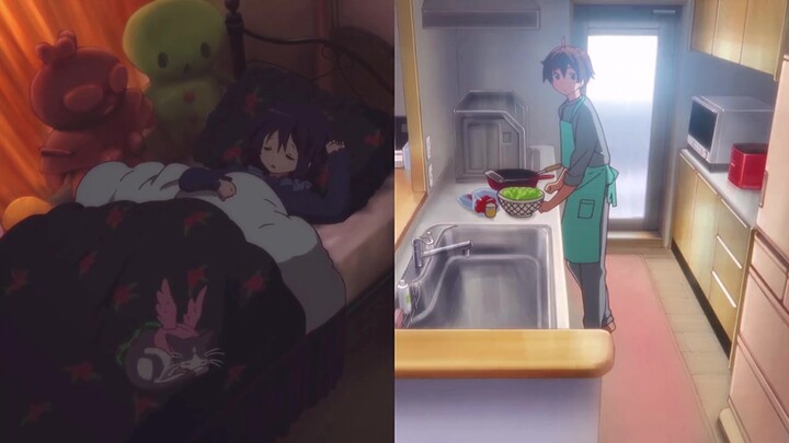 Yuta and Rikka's cohabitation life, is this what it means to raise your girlfriend as a daughter?