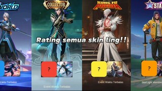 SEBERAPA BAGUS SIH EFEK SKIN-SKIN LING?  "Rating semua skin ling!!"