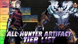 [Solo Leveling: Arise]   ALL HUNTER ARTIFACT TIER LIST! Best equipment for EACH unit with timestamps