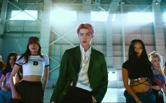 "Sehun". MV of "On Me", his solo song in the new album of EXO-SC.