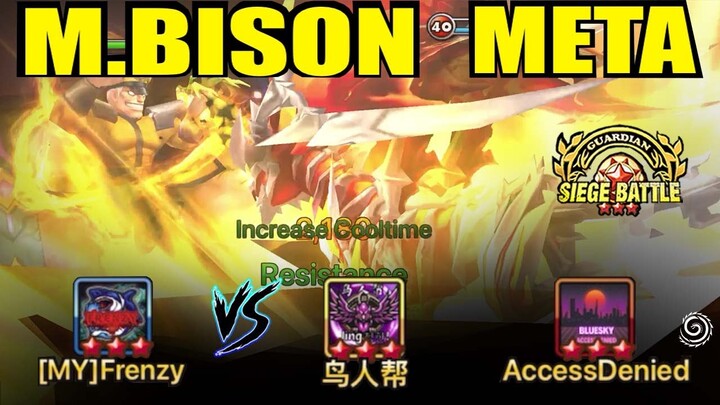 Battling by META M.Bison / Sagar Defenses in Top Tier Siege Battle! - Summoners War