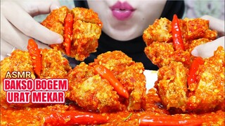 MAKAN CABE !! ASMR BAKSO BOGEM URAT MEKAR SAMBAL MERCON | ULUL ASMR MUKBANG INDONESIA