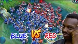 MOBILE LEGENDS 500 BLUE MINIONS VS 500 RED MINIONS | WHO WILL WIN ?