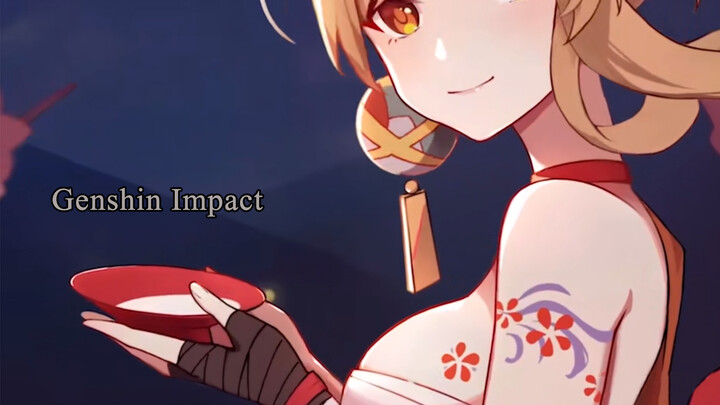 [Anime]Wallpaper Bergerak Yoimiya - Genshin Impact