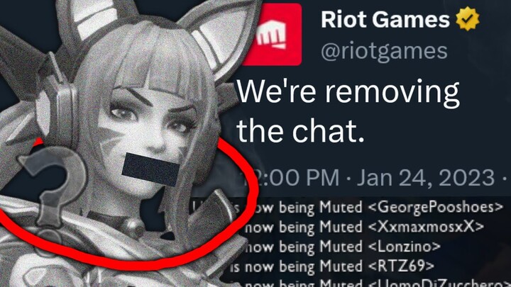 How Riot Games is Slowly Removing The Chat in League of Legends