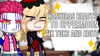 // Hashiras reacts to Uppermoon + Muzan ᴛɪᴋ ᴛᴏᴋꜱ ✨// 1/? // Lily_Ravenclawツ//