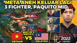 META ANEH FILIPINA KELUAR LAGI ‼️ 3 FIGHTER PAQUITO DITARO DI MID LANE - MALAYSIA VS VIETNAM GAME 2