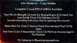 John Bejakovic Course Copy Riddles download